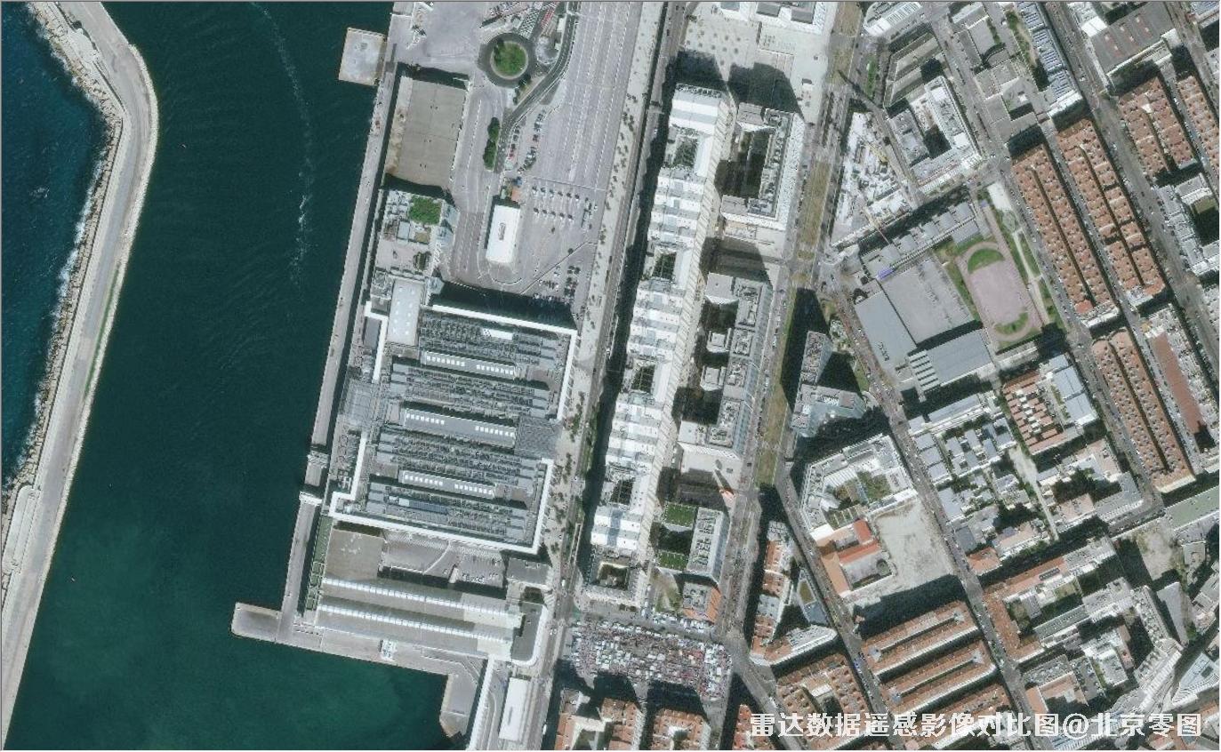 TerraSAR卫星拍摄的0.25米法国马塞港口雷达数据