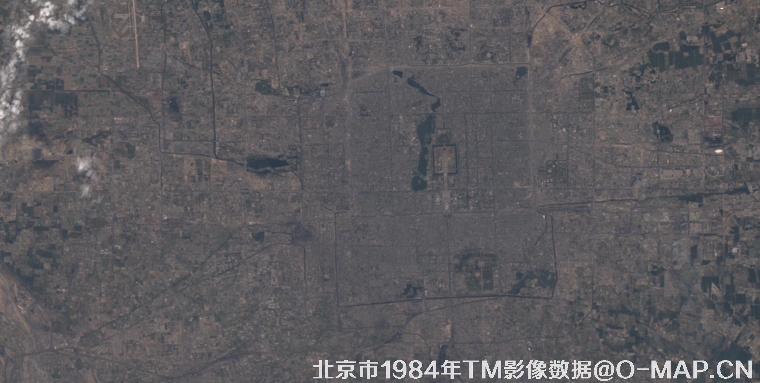 北京市1984年30米分辨率TM传感器影像图
