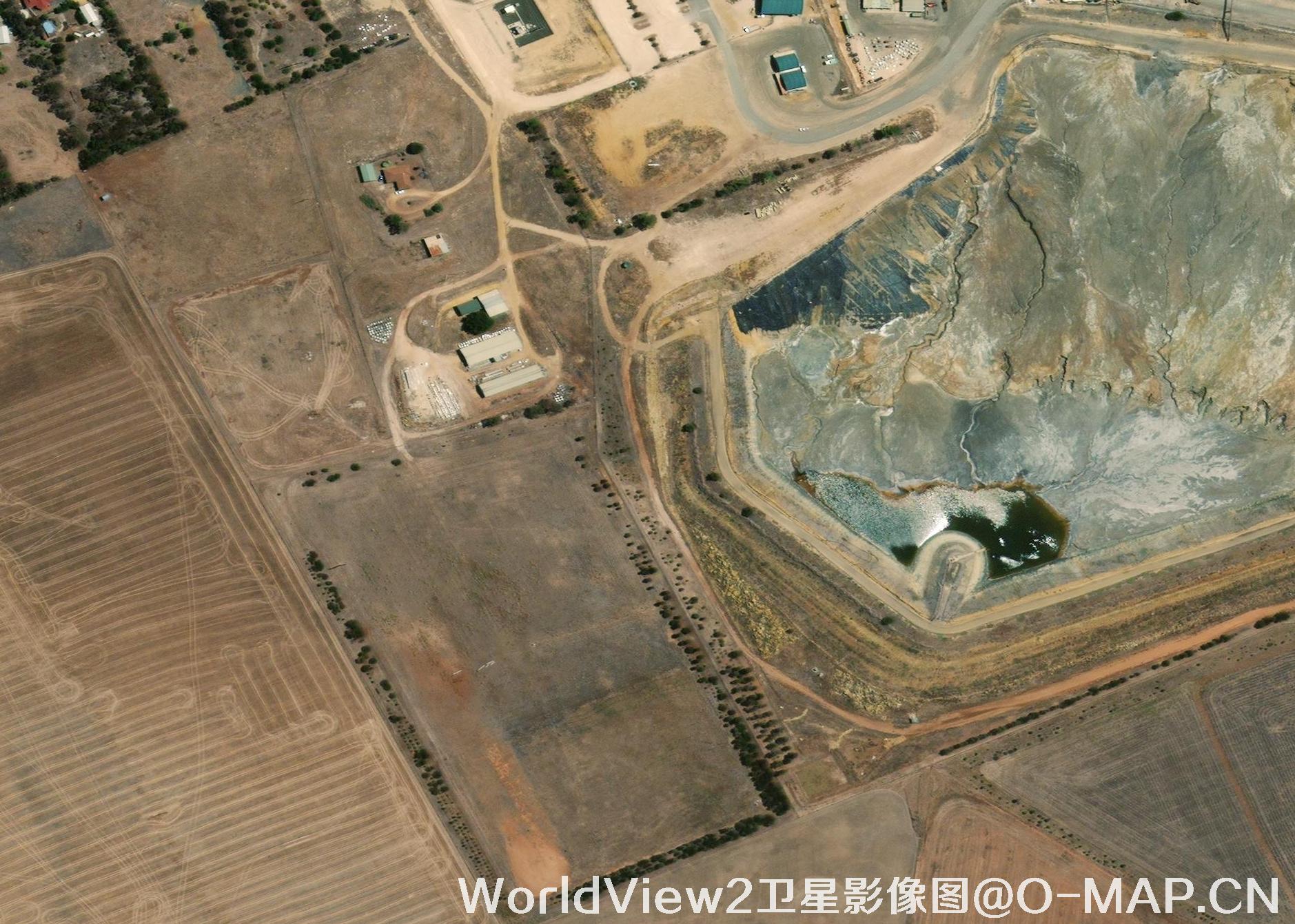 WorldView2卫星拍摄的0.5米分辨率遥感影像图