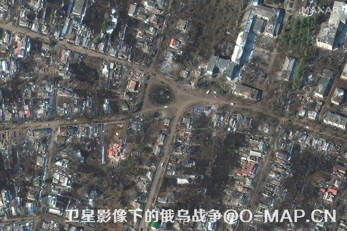 Maxar卫星拍摄的俄乌战争影像图