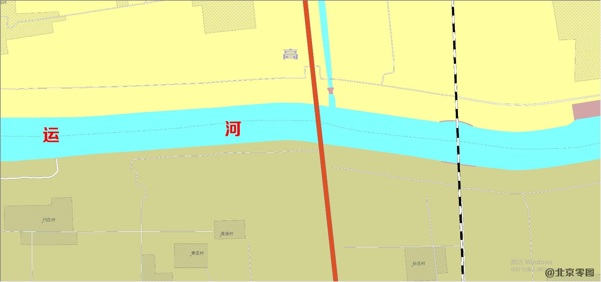  微山湖电子地图-运河