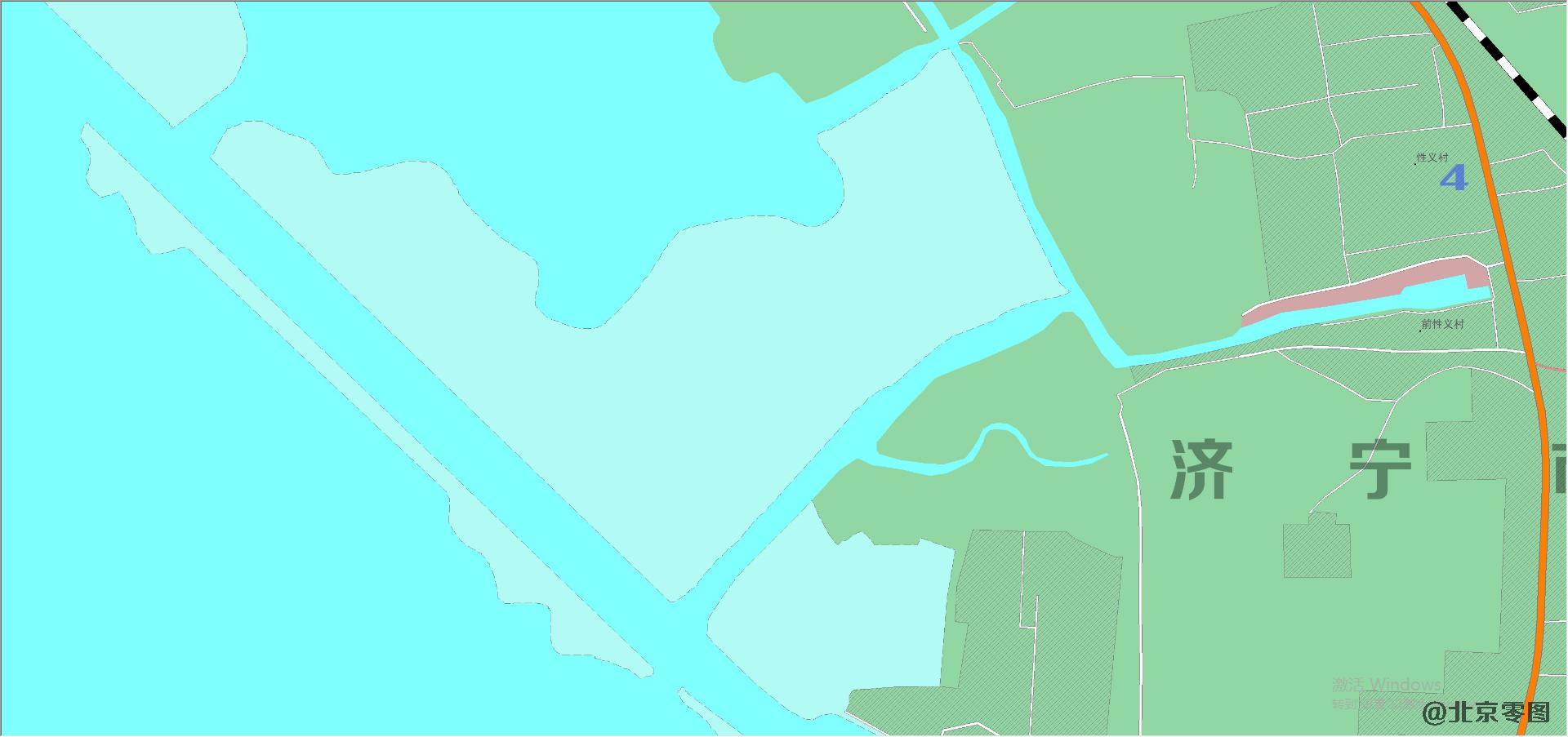  微山湖电子地图-浅滩