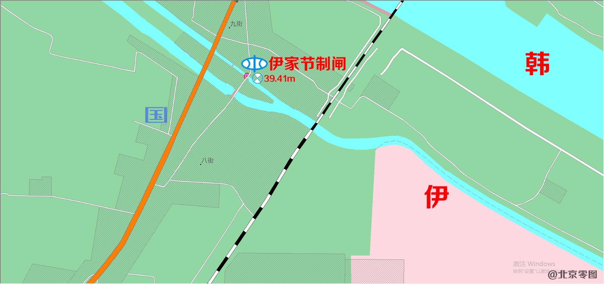  微山湖电子地图-南水北调韩庄泵站
