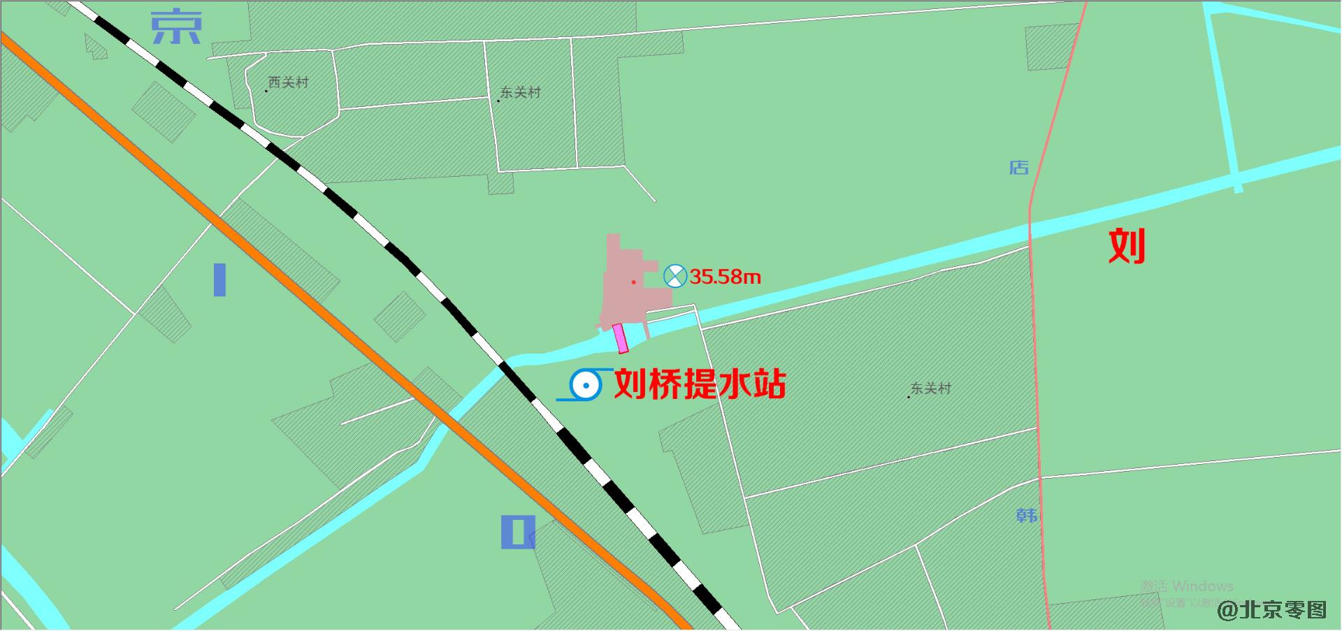  微山湖电子地图-刘桥提水站