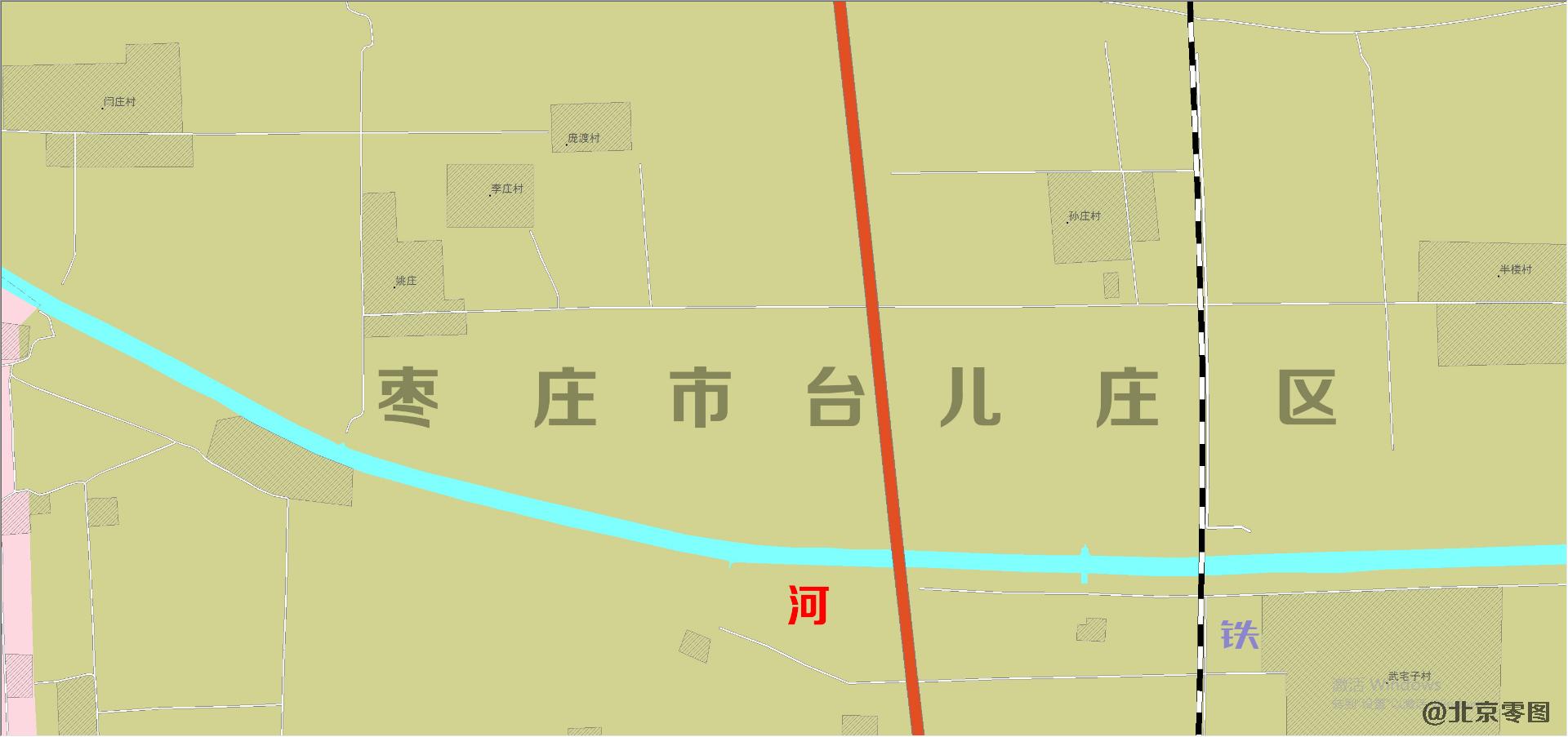  枣庄市台儿庄区电子地图