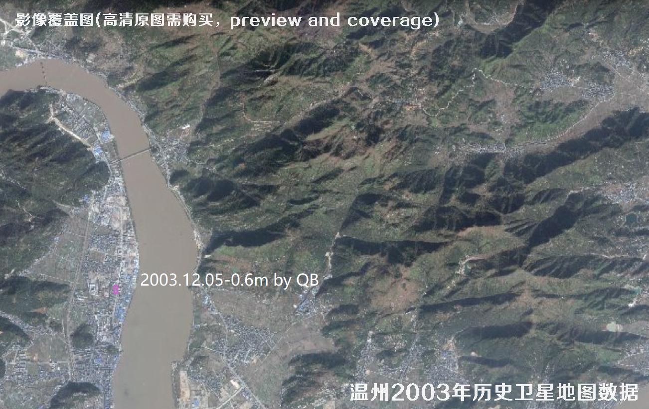 广东省温州市鹿城区2006年快鸟卫星图