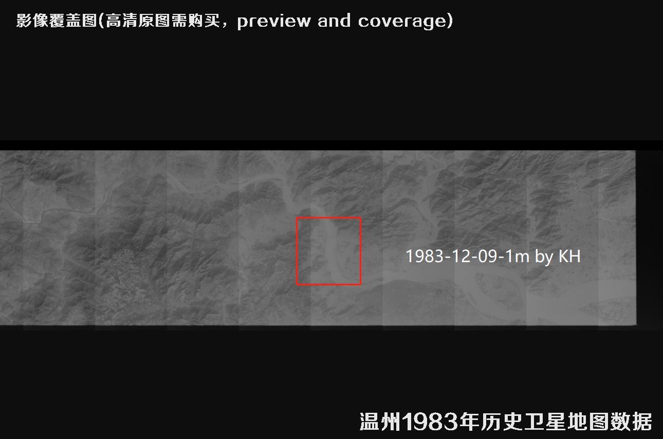 浙江省温州市【2003-1983】年高清历史卫星图像