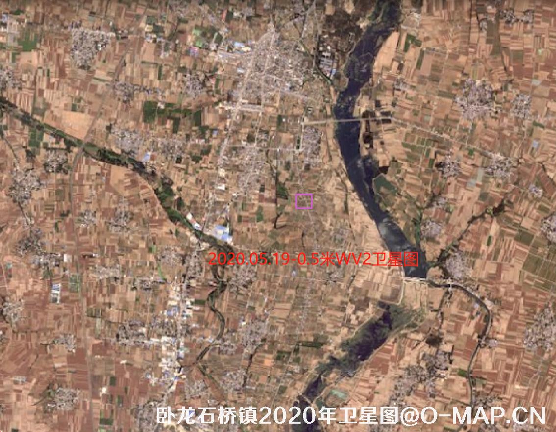 河南省南阳市石桥镇2020年历史卫星图