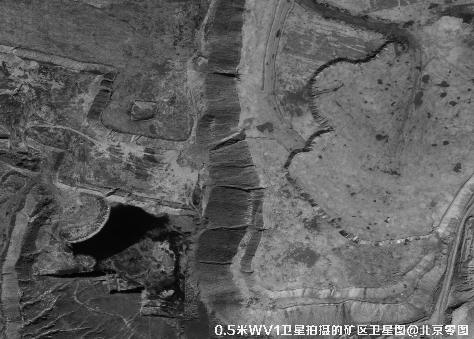 WorldView1卫星拍摄的0.5米遥感影像图