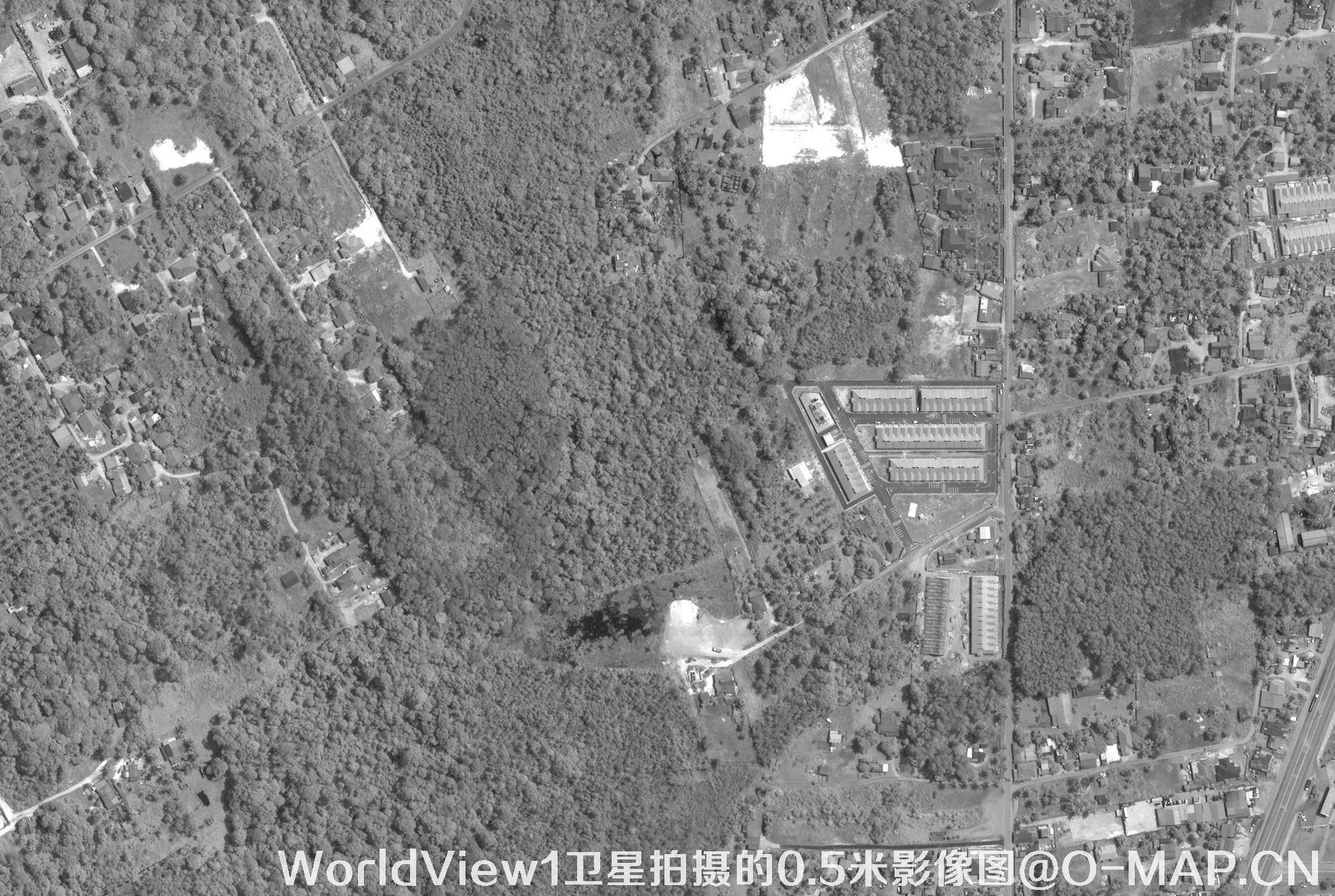 WorldView1卫星拍摄的高清卫星图