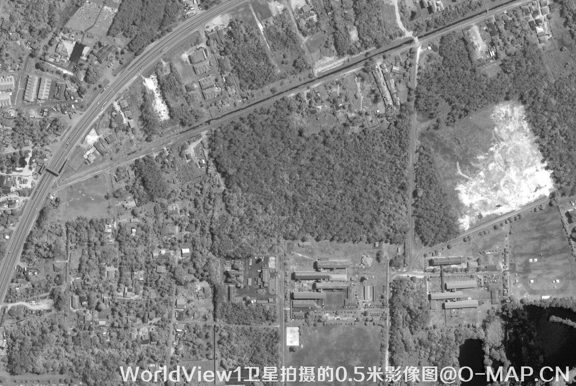 美国0.5米WV1卫星拍摄的影像图片