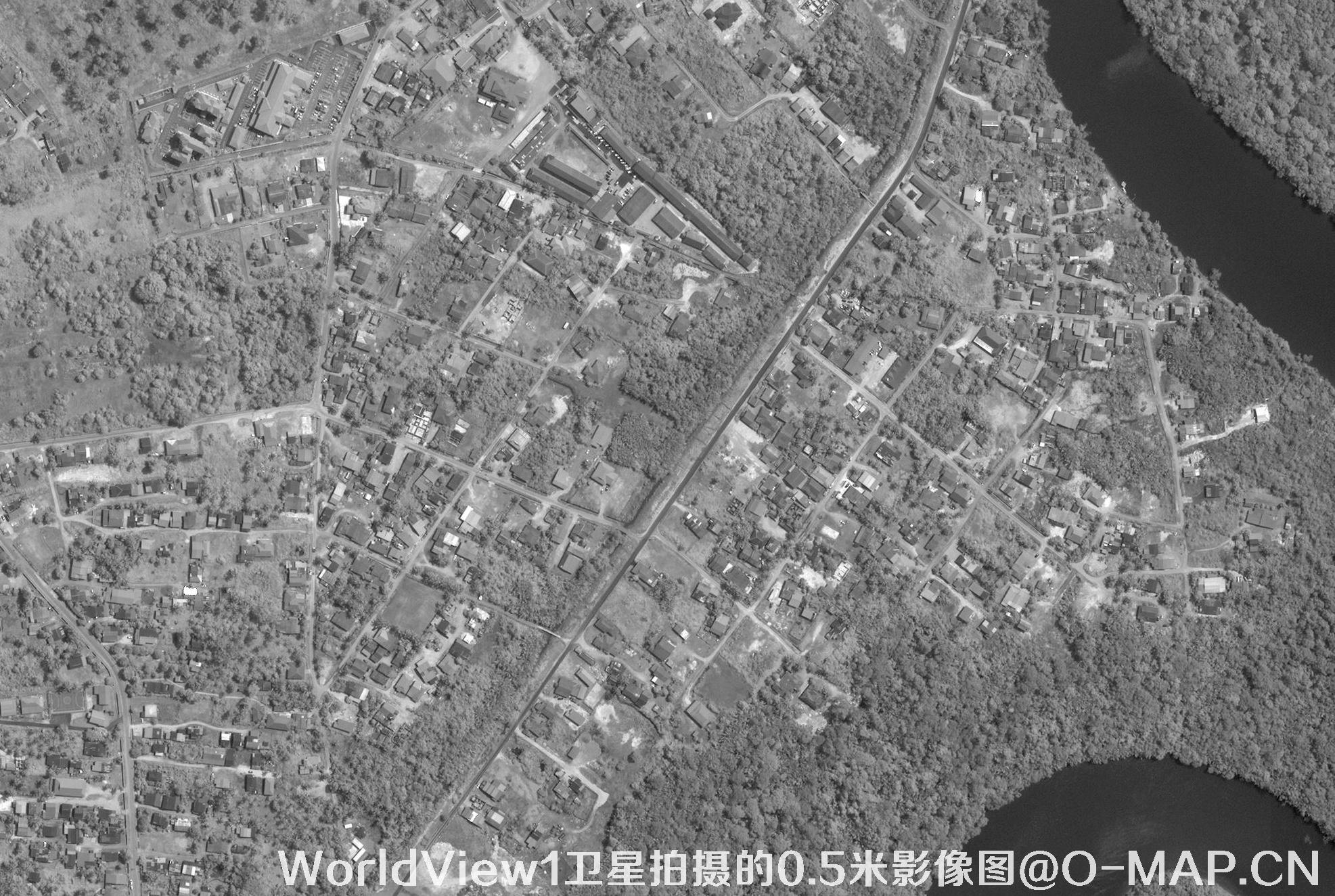 美国0.5米WV1卫星拍摄的卫星影像图片