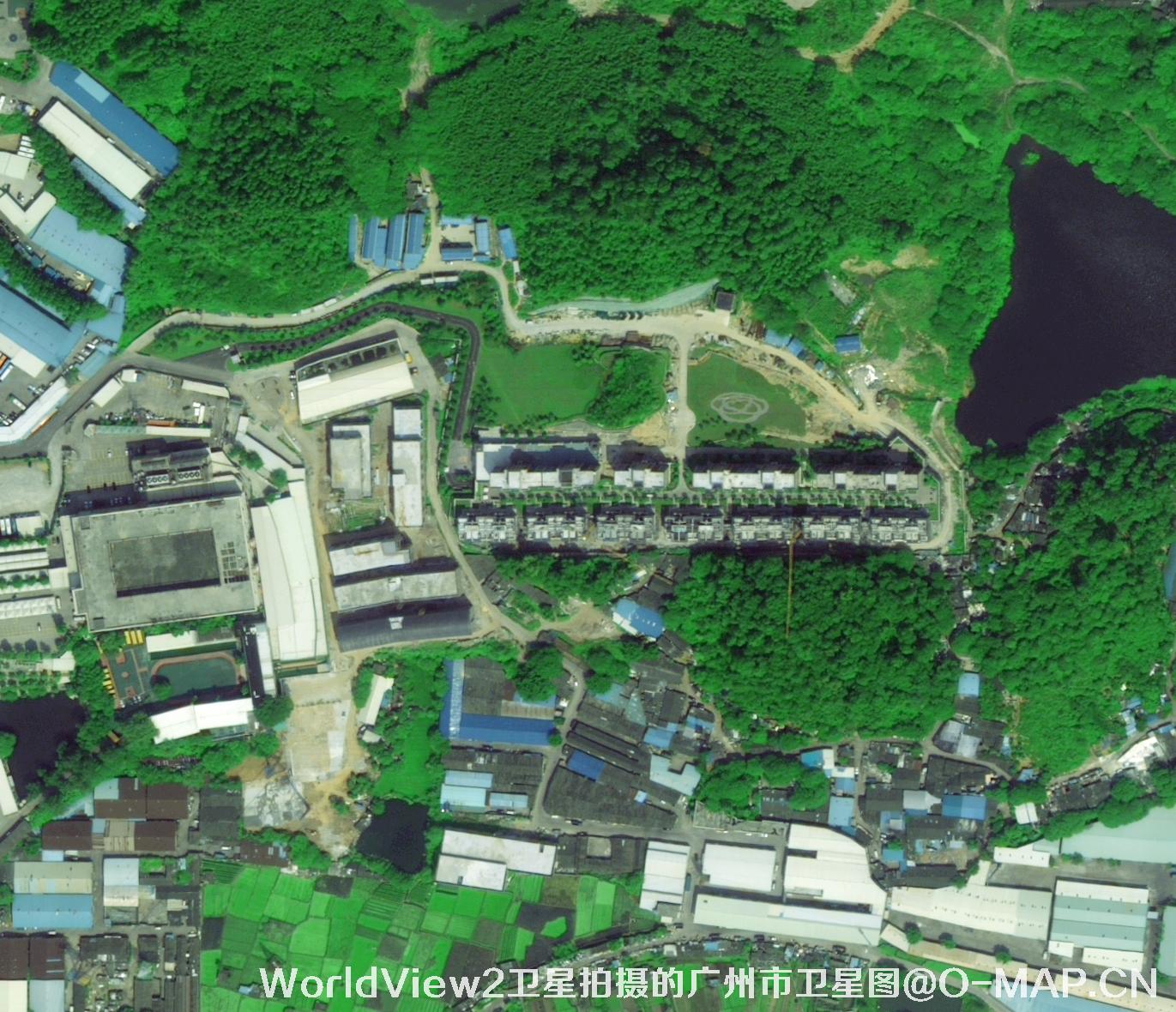 WorldView2卫星拍摄的0.5米卫星图