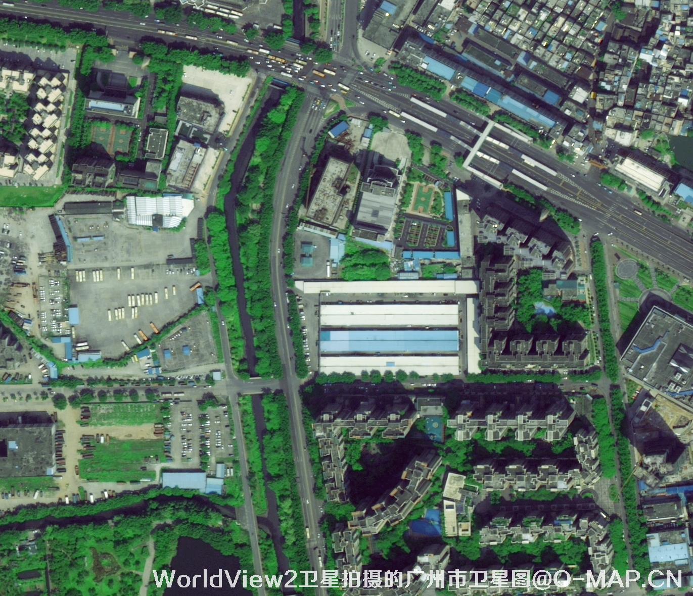 美国WorldView2卫星拍摄的高清地图图片