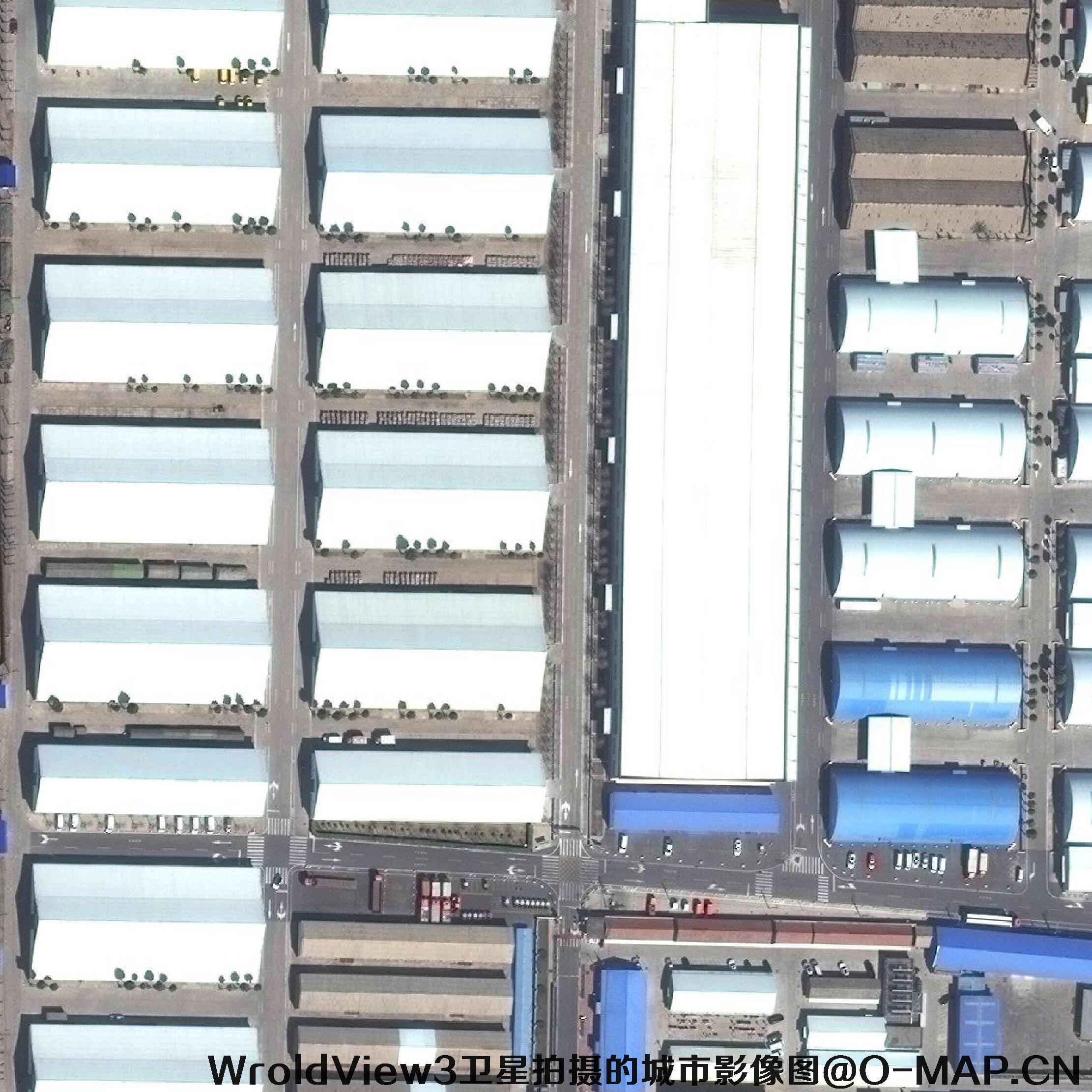 WroldView3卫星拍摄的0.3米城市影像图片