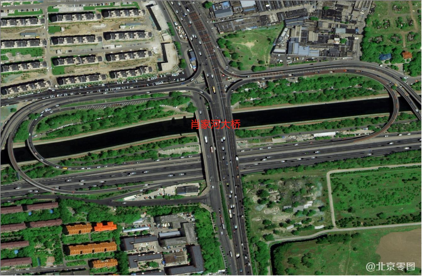 肖家河大桥卫星影像图