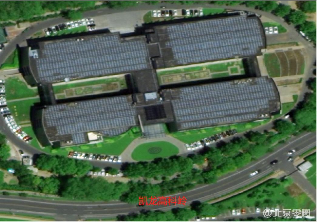 凯龙高科岭大厦卫星影像图