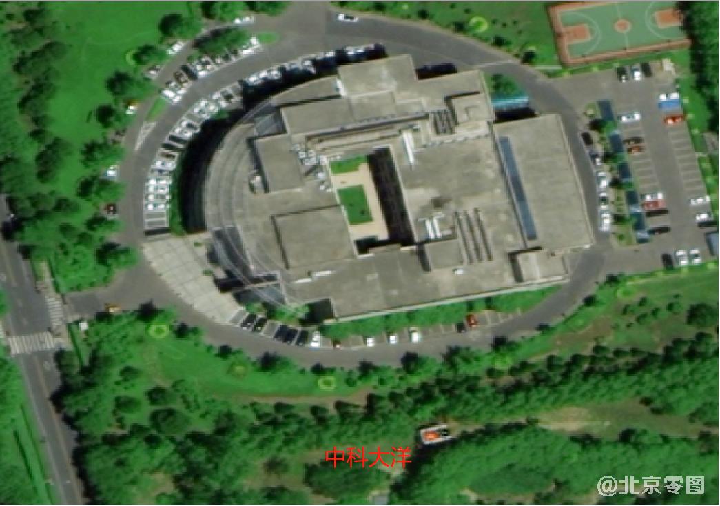 中科大厦卫星影像图