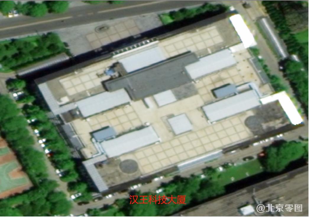 汉王科技大厦卫星影像图