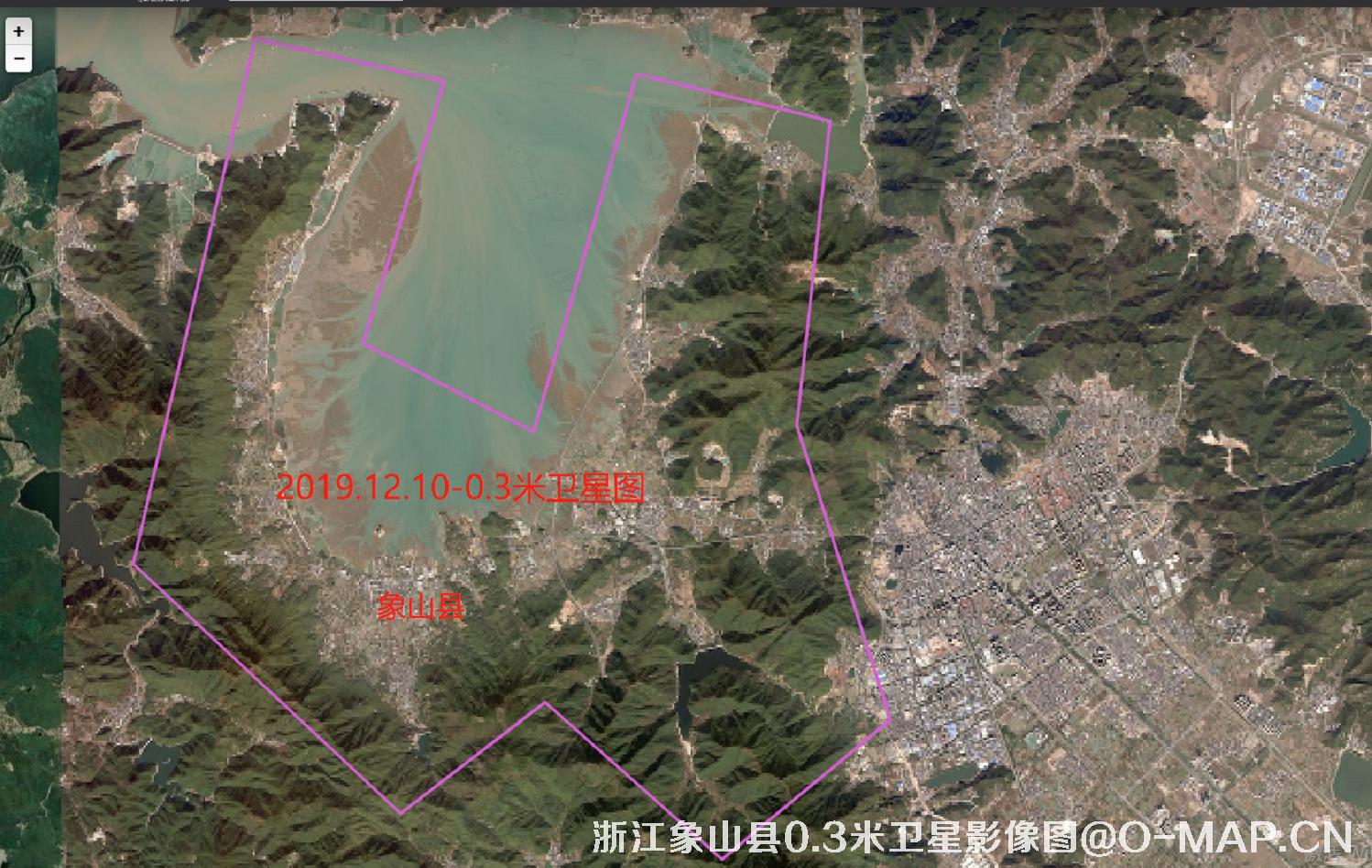 浙江省象山县最新高分辨率卫星影像数据查询结果
