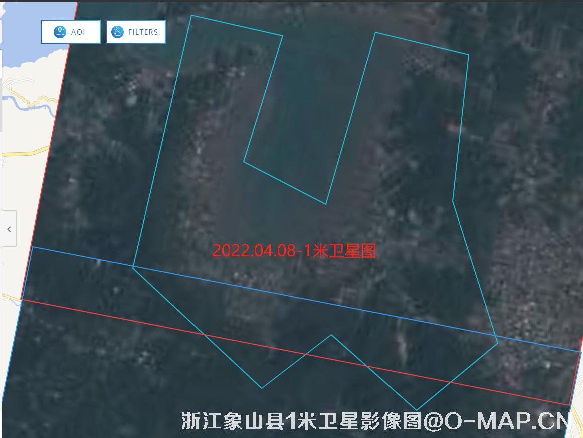 浙江省象山县最新高分辨率卫星影像数据查询结果
