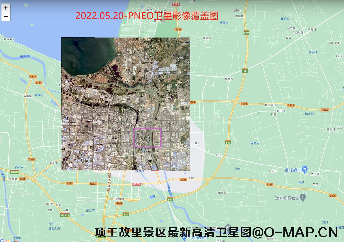 项王故里景区最新高清卫星图查询结果