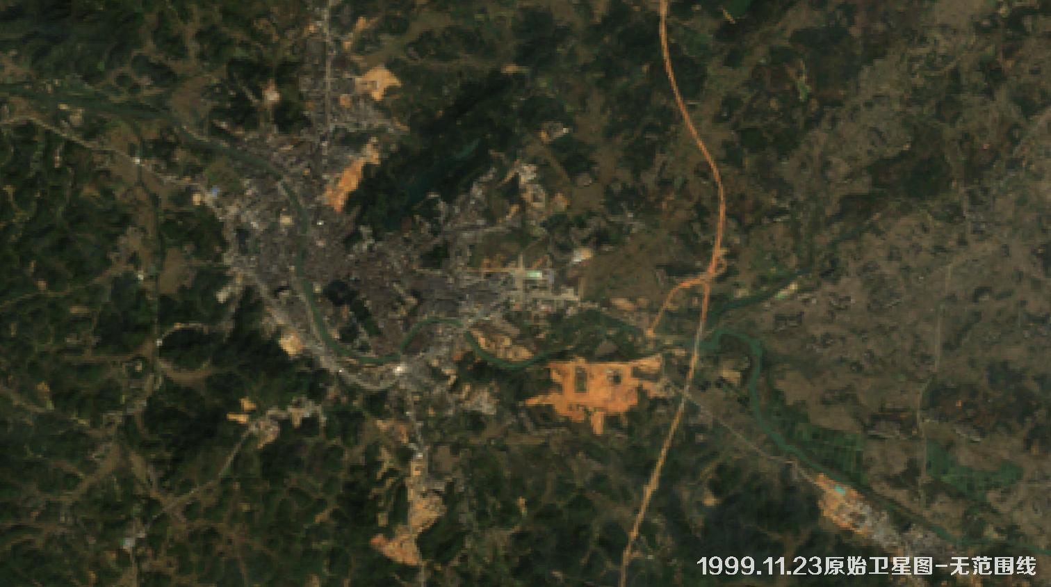 广东省江门市新会区30米历史卫星图