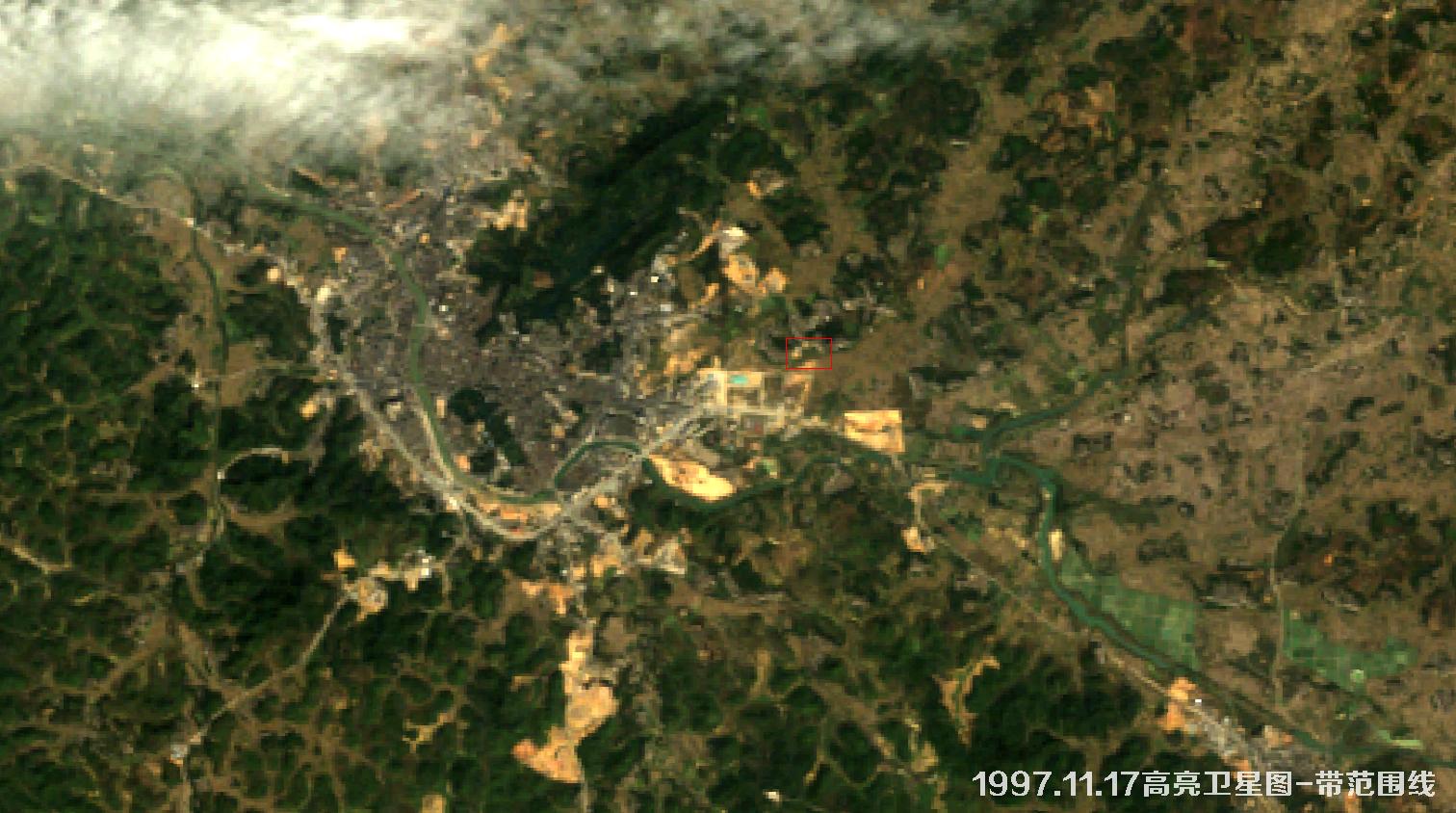广东省江门市新会区30米历史卫星图