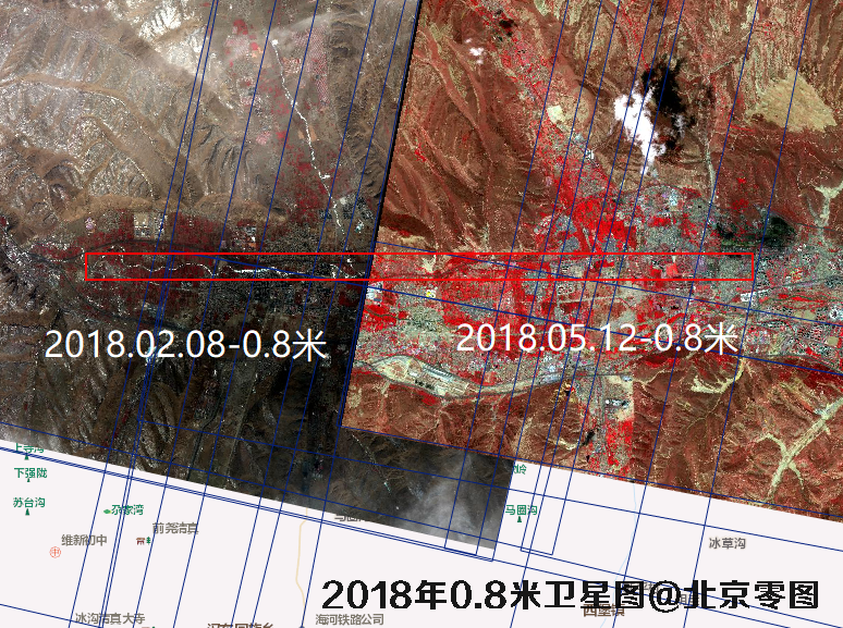 青海省西宁市道路规划卫星图查询报告