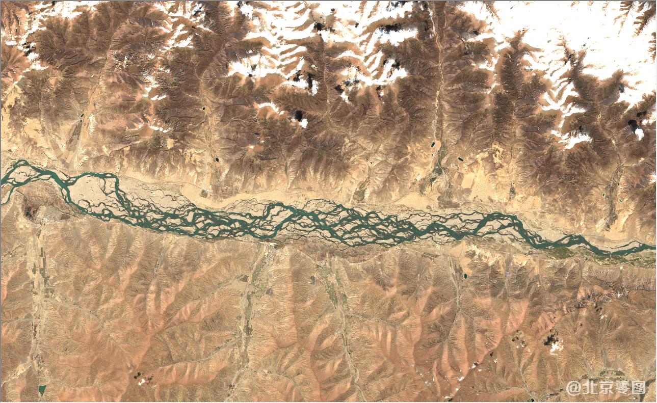 西藏地区2021年4月份最新卫星图