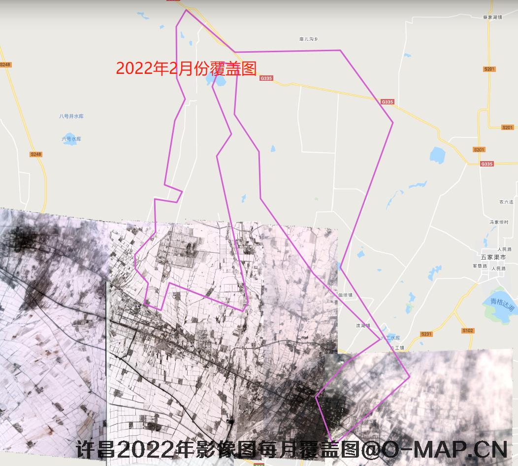 河南省许昌市2022年每月高清卫星图覆盖范围