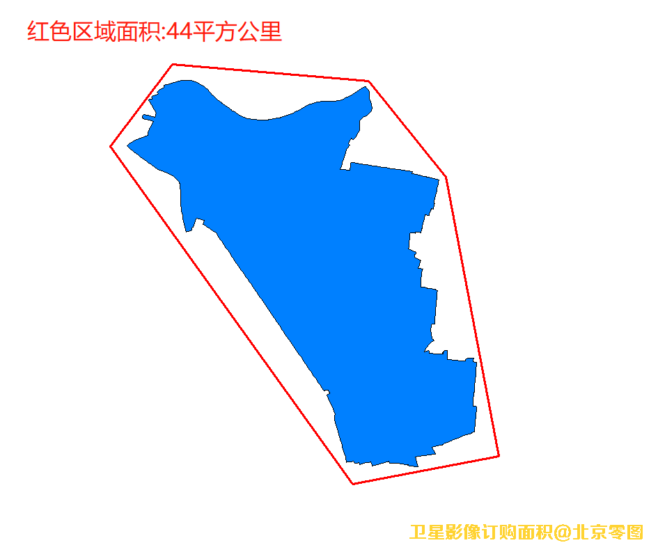 徐溜镇5个村卫星影像购买面积