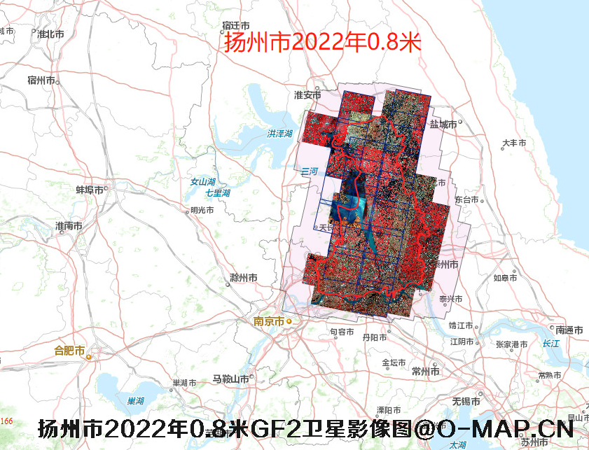 江苏省扬州市最新高分二号影像图