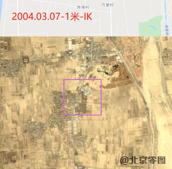 北京市房山区窑上乡2004年卫星图
