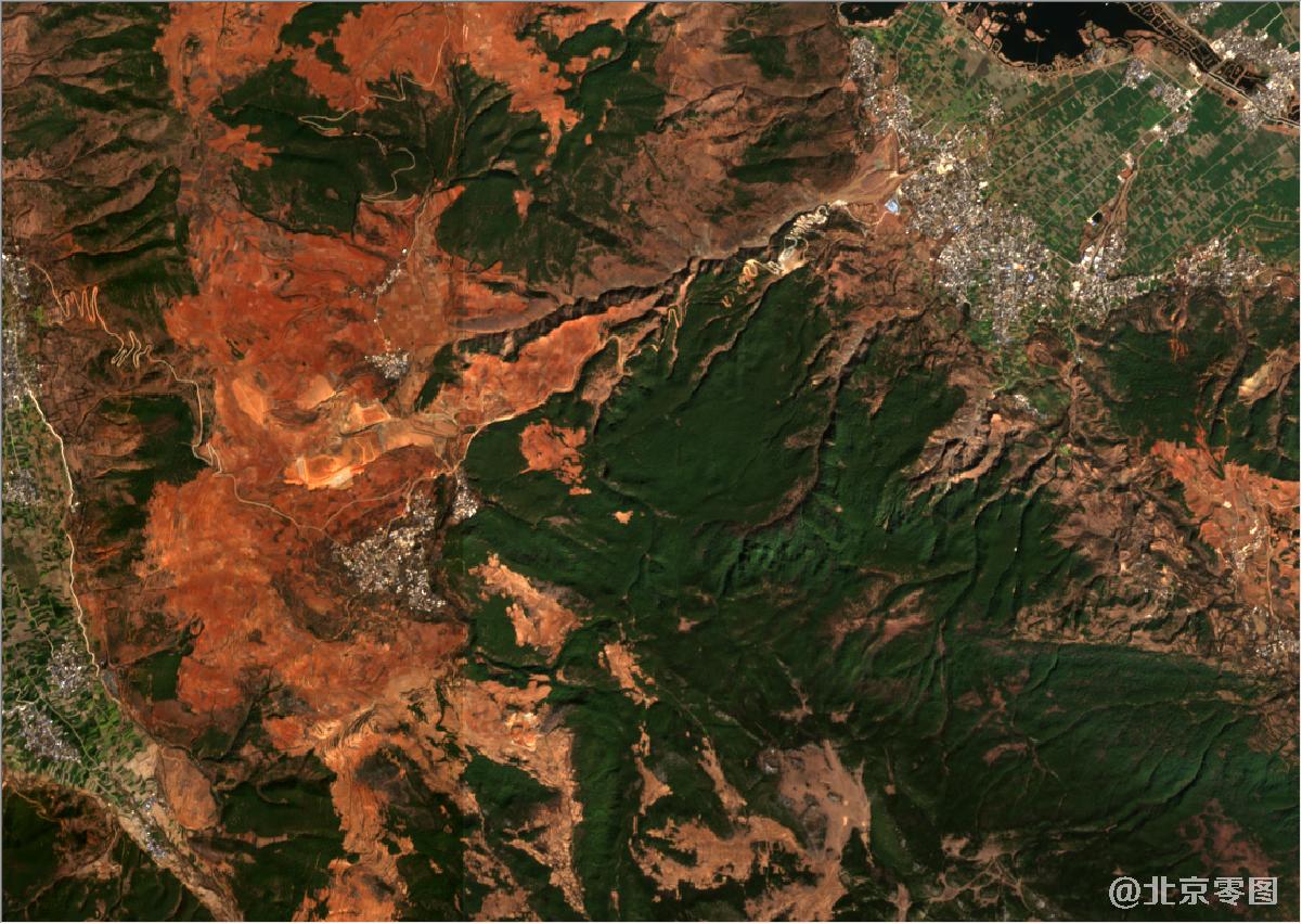 云南省2021年最新卫星影像图