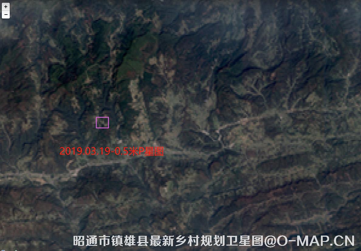 Pleiades卫星2019年拍摄的云南省昭通市镇雄县卫星图