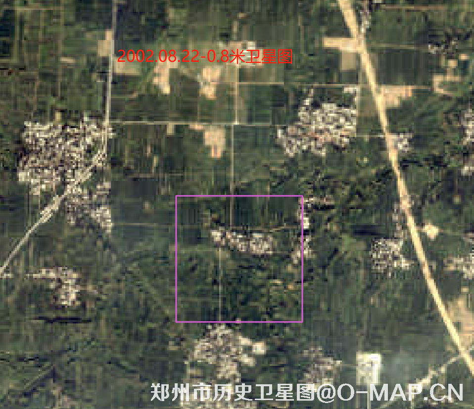 河南省郑州市高清历史卫星图