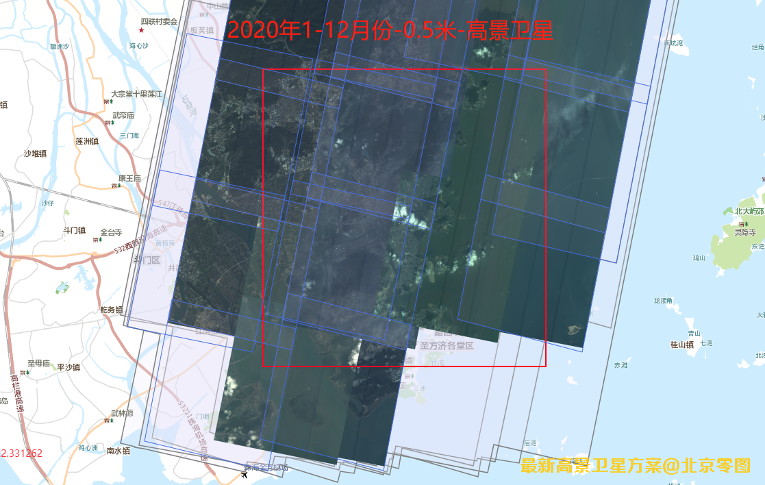 珠海机场2021年最新卫星影像图