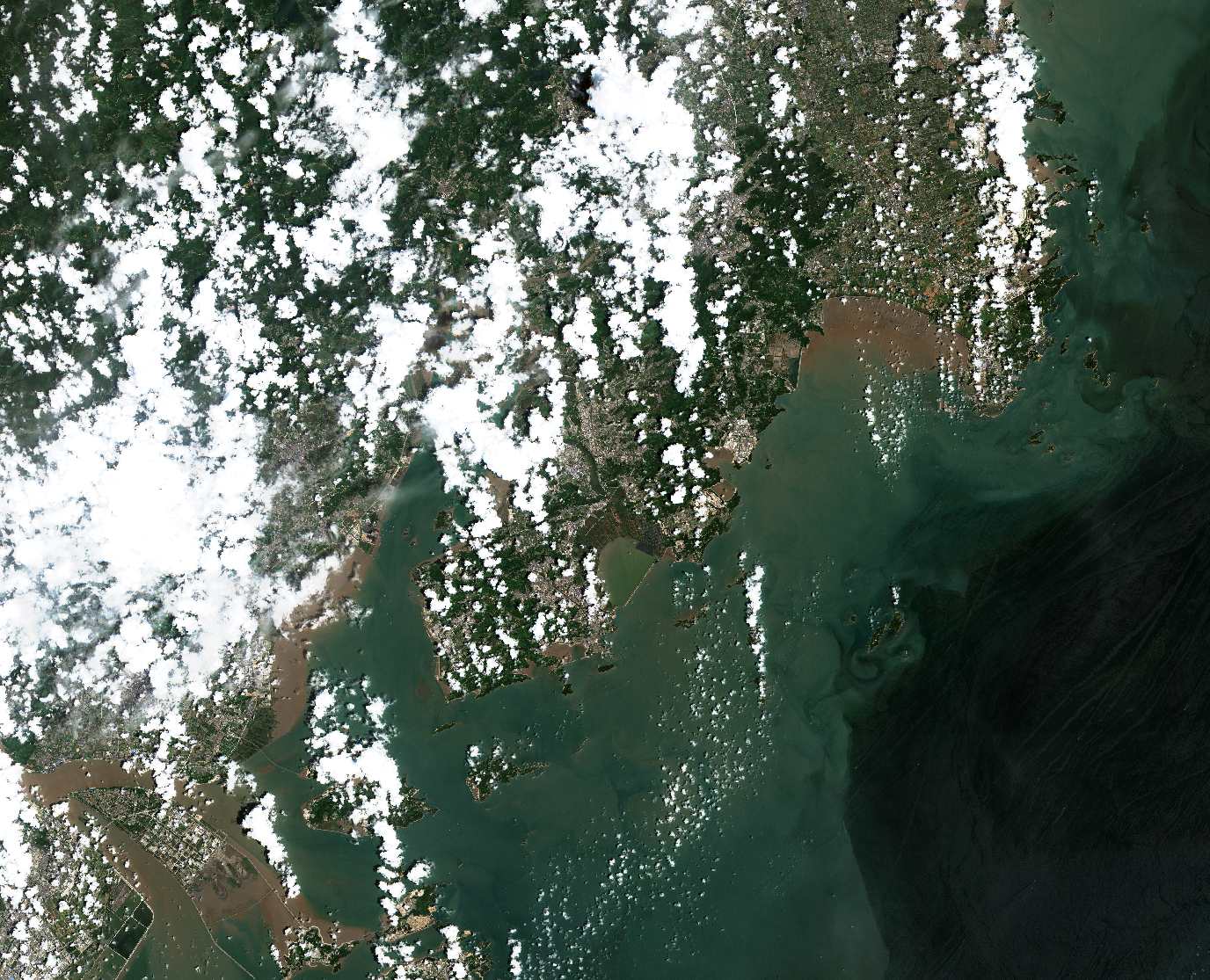 乐清市2020.07.29卫星影像图