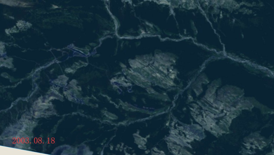 木里矿区2003.08.18卫星图