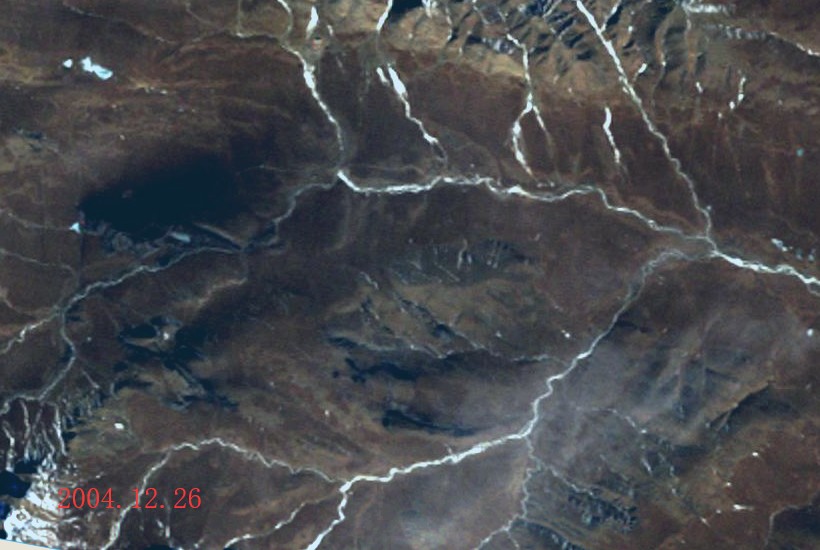 木里矿区2004.12.26卫星图