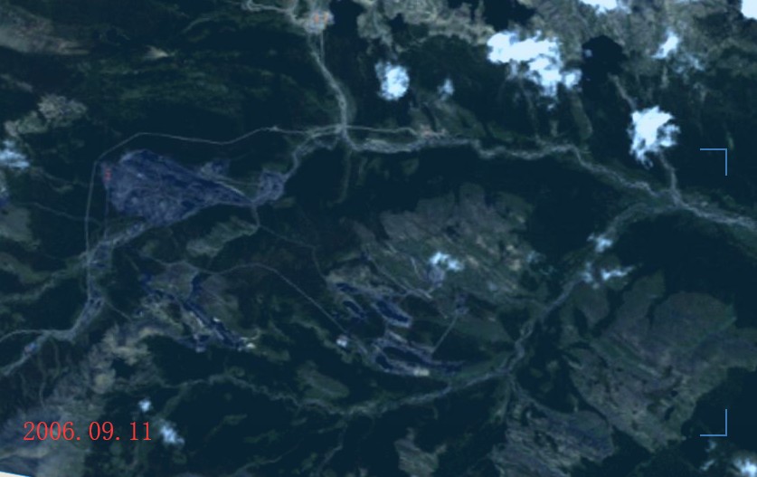 木里矿区2006.09.11卫星图