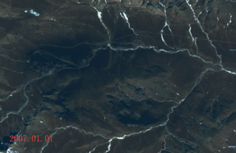 木里矿区2007.01.01卫星图