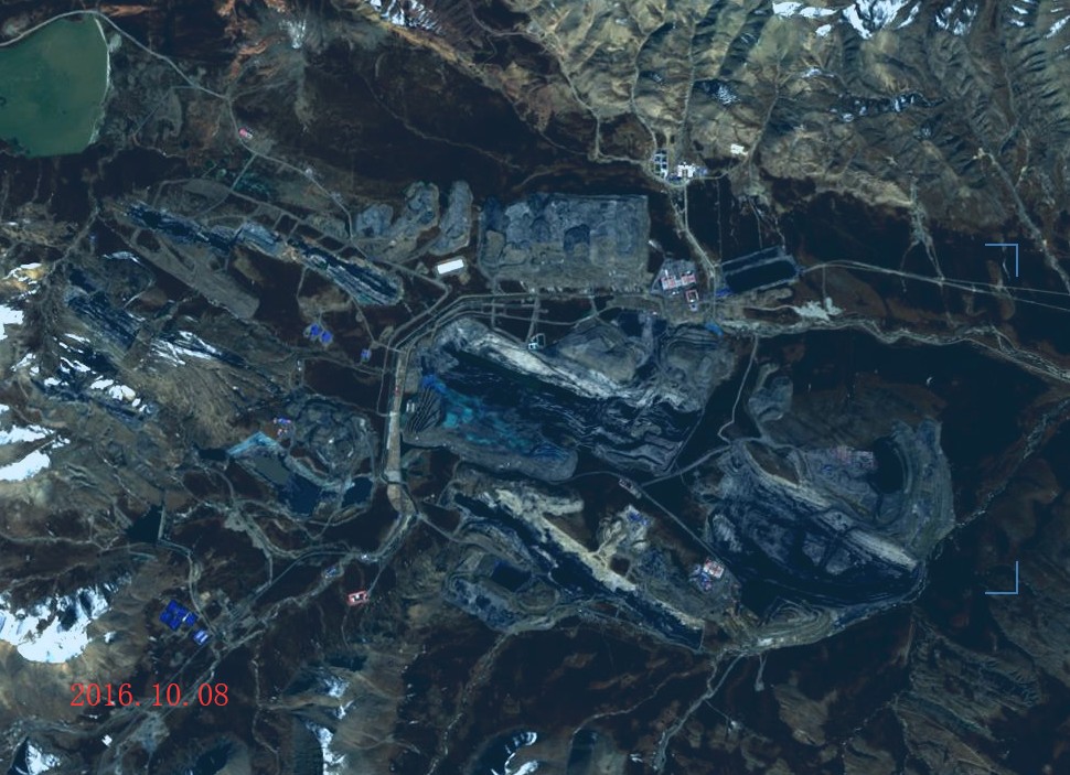 木里矿区2016.10.08卫星图