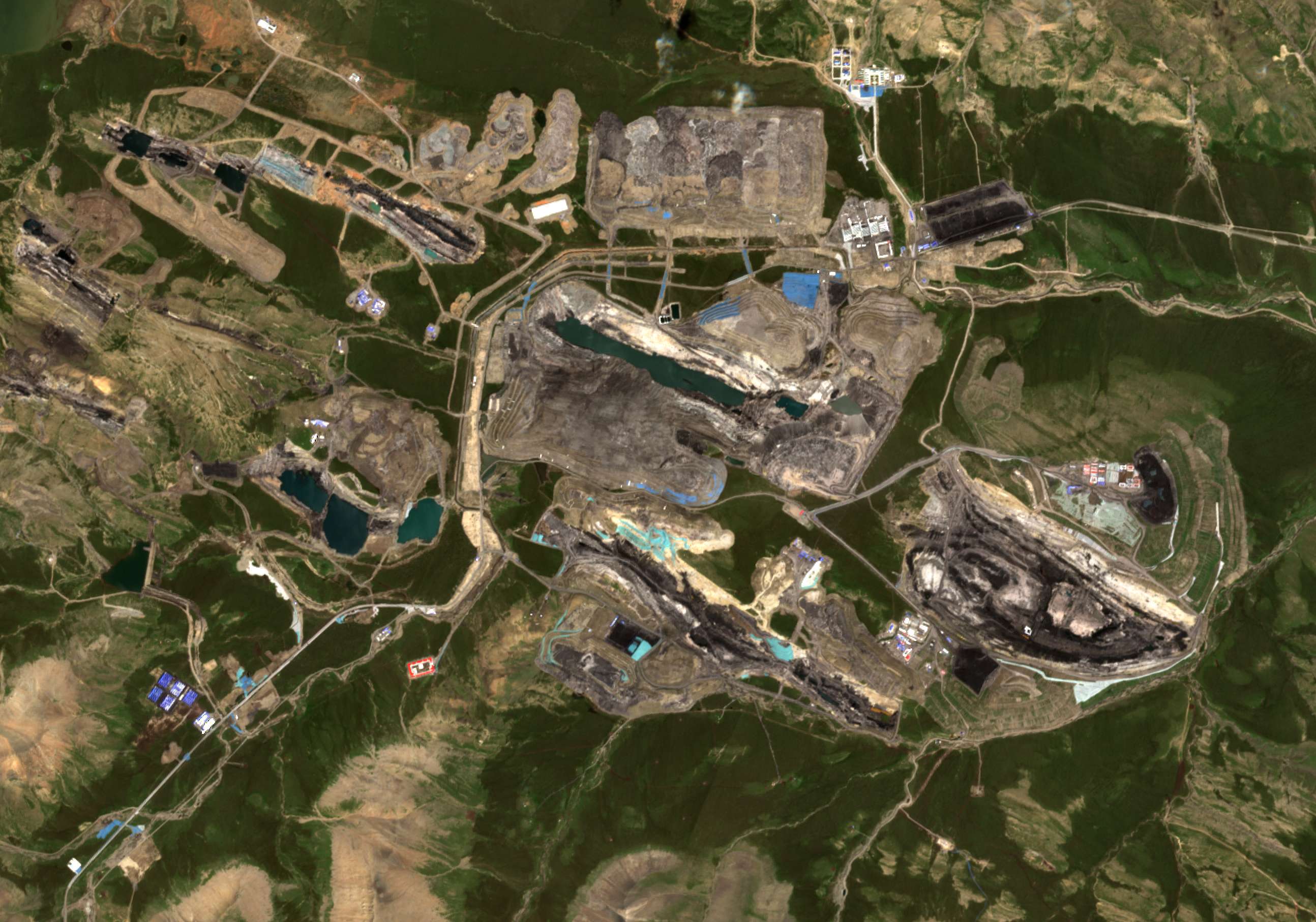 木里矿区2019.07.30卫星图