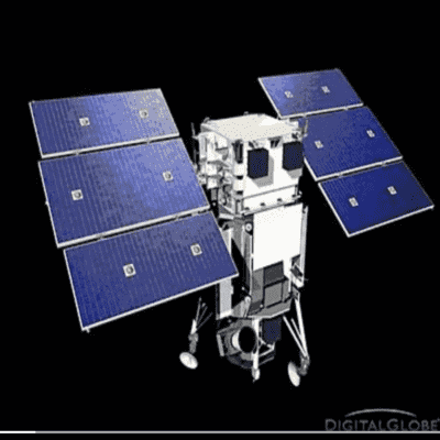 WorldView1卫星拍摄的卫星影像图