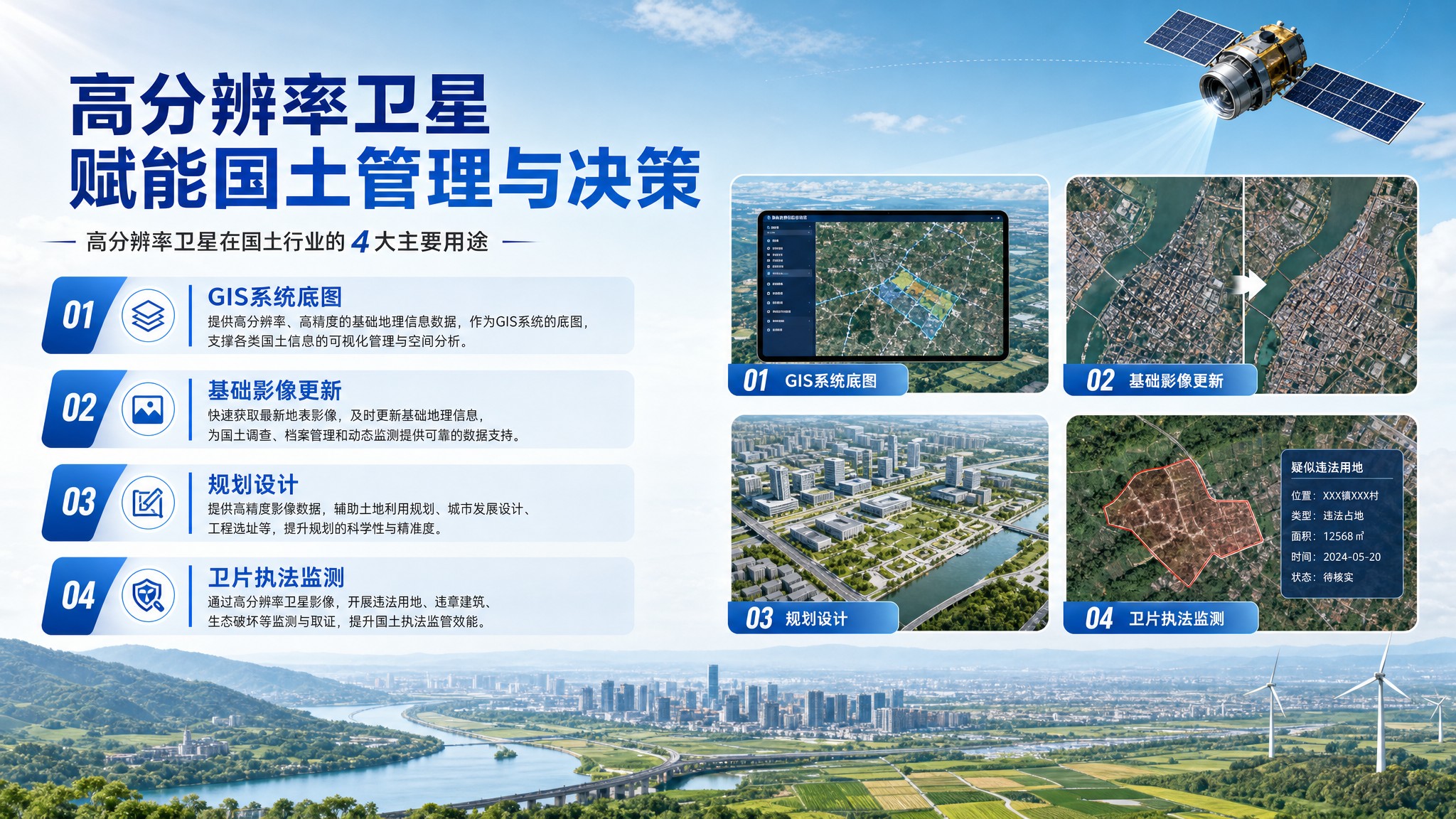 Applications of High-Resolution Satellite Imagery in the Natural Resources Industry