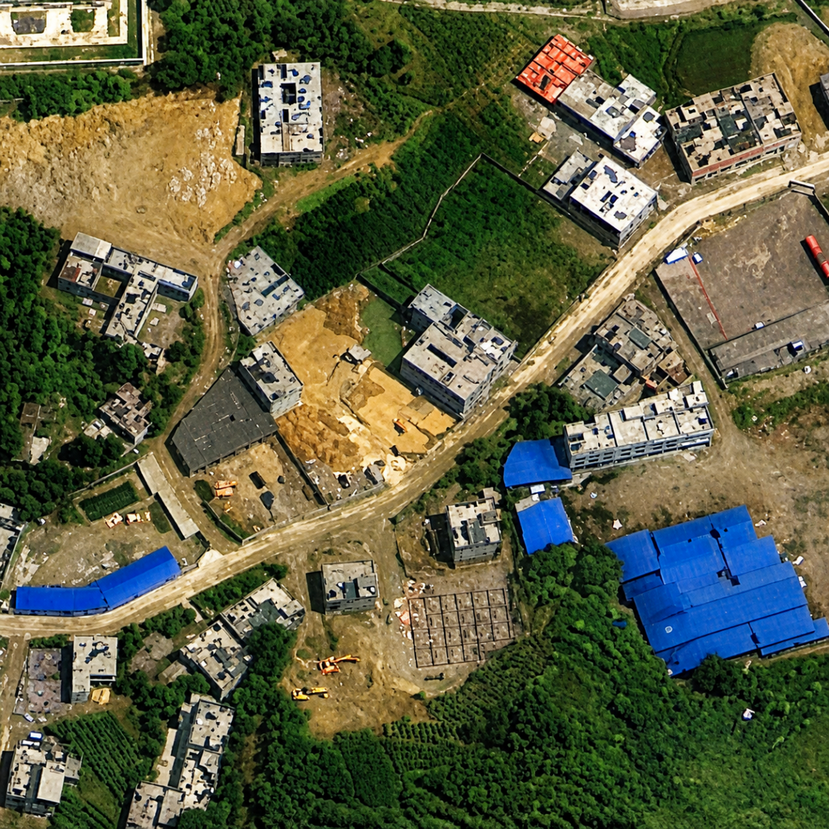 GeoEye房屋原图影像1
