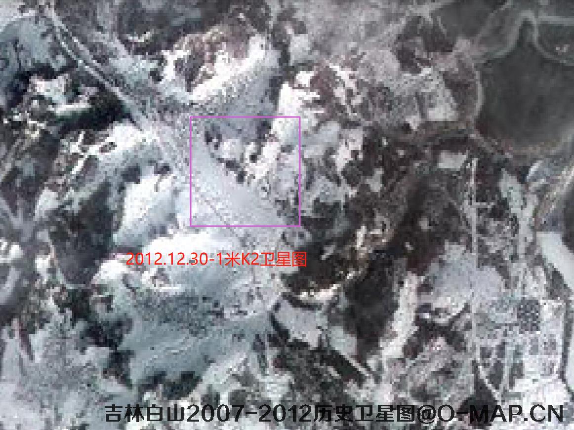 韩国Kompsat2卫星2012年拍摄的吉林省白山市历史卫星图