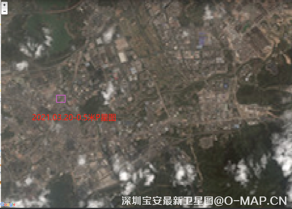 深圳市宝安区最新高清卫星影像地图数据